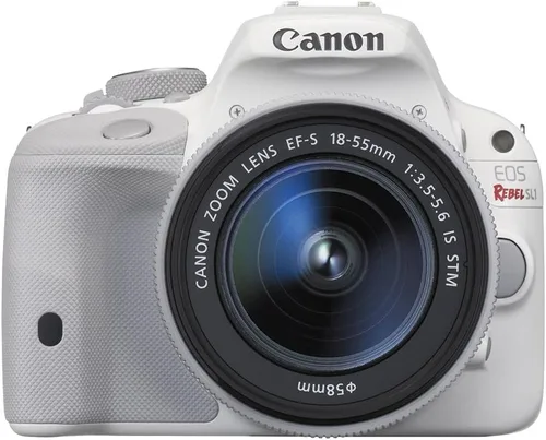 Miniatura 2 de Canon EOS Rebel SL1 Digital SLR con EF-S 0.709-2.165 in es lente STM (blanco)