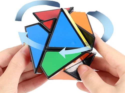 Miniatura 3 de X Magic Speed Cube - Rompecabezas de rompecabezas irregular, colección de cubos para niños