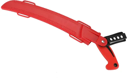Miniatura 2 de Sierra de poda manual de 11 pulgadas con carcasa de hoja de sierra para recortar ramas de árboles de madera para acampar