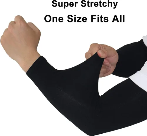 Miniatura 3 de PFFY 2 Pairs UV Protection Cooling Arm Sleeves for Men and Women UPF 50 Sun Sleeve