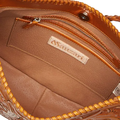 Miniatura 6 de Mauzari Sonoma - Bolso de mano grande de piel con herramientas para mujer