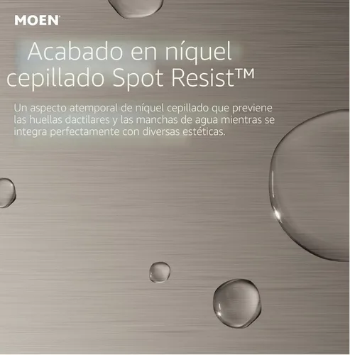 Miniatura 13 de Moen Engage Magnetix Níquel cepillado resistente a manchas de 3.5 pulgadas, cabezal de ducha de mano desmontable de seis funciones con sistema