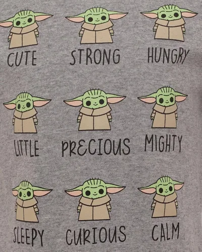 Miniatura 7 de STAR WARS The Mandalorian Baby Grogu - Paquete de 2 camisetas azulblanco, azul, blanco