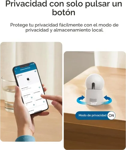 Miniatura 6 de eufy Indoor Cam E30 Kit de 2 Cámaras, Última Generación, Cámara de Seguridad 4K UHD, Cámara para Mascotas/Perros/Bebé con Aplicación de Teléfono