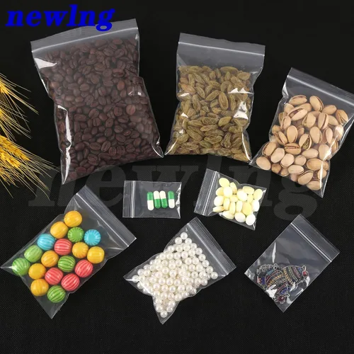 Miniatura 6 de newlng Mini bolsas de plástico de 1.6 x 2.4 pulgadas/1.6x2.4 in, 600 bolsas de joyería transparentes resellables, bolsa pequeña con cremallera