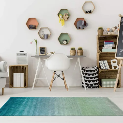 Miniatura 34 de Liora Manne Ravella - Alfombra duradera para interiores y exteriores, estabilizada a mano con rayos UV, tropical neutro, 5 pies x 7 pies 6 pulgadas
