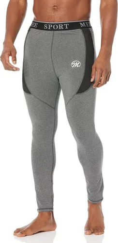 Miniatura 3 de MEETWEE Conjunto de ropa interior térmica para hombre, equipo de esquí de invierno, forro polar, capa base larga, cálida, parte superior e inferior