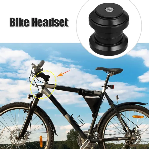 Miniatura 2 de X AUTOHAUX 1.339 in 1-1/8 "Auriculares de bicicleta sin rosca Combo Bike Auriculares externos sin rosca Rodamientos de cartucho sellado MTB Road