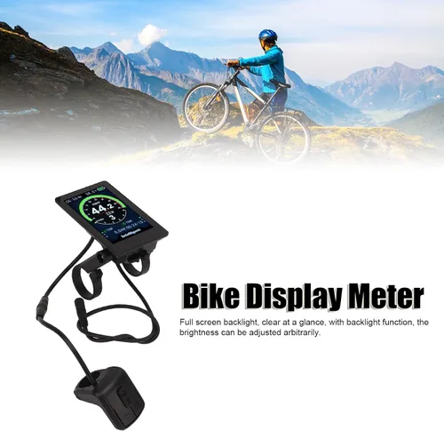Miniatura 2 de Medidor de pantalla 860C Medidor de pantalla de scooter eléctrico de vidrio templado 24 V 36 V 48 V 52 V Bicicleta eléctrica Medidor