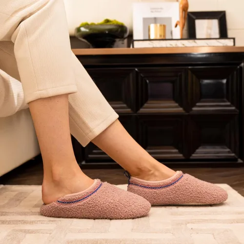 Miniatura 2 de RockDove Pantuflas Serenity de forro polar con espalda cerrada para mujer