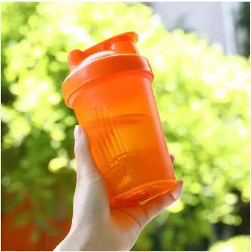 Miniatura 16 de Cekaso Batidora de botellas para batir y antes del trabajo, la mejor taza agitadora (sin BPA) con tapa de bucle clásico y bola batidora, botella