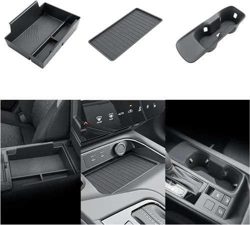 Miniatura 19 de SKTU Compatible con 2020-2024 2025 Land Rover Defender organizador de consola central 2023 2024 2025 accesorios Defender 2024 2025 bandeja