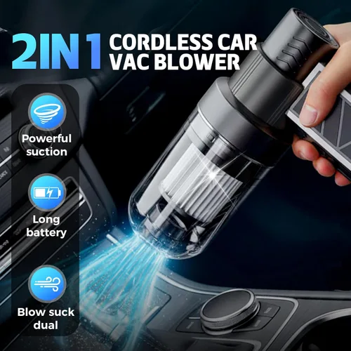 Miniatura 5 de Mini soplador de nieve turbo, soplador LED turbo de alta velocidad de 130,000 RPM para automóvil con diseño de modo doble, soplador turbo