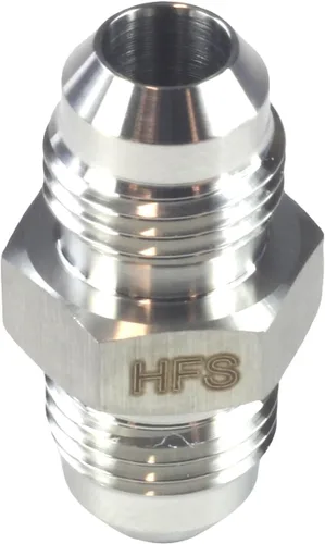 Miniatura 2 de HFS (R) 3/8 "JIC macho x 3/8" JIC macho Flare Union Tube Pipe Fittings recto acero inoxidable 304