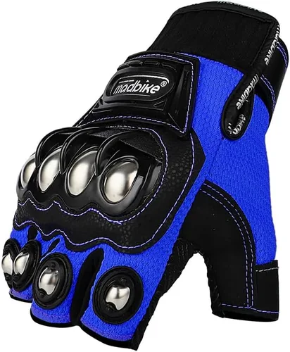 Miniatura 8 de Guantes de motocicleta Flujo de aire de acero nudillos pantalla táctil BMX MX ATV MTB Motocross Dirt Bike Racing Downhill guantes