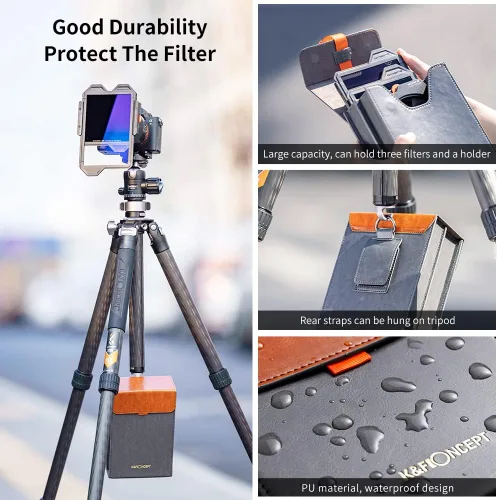 Miniatura 8 de K&F CONCEPT X PRO Kit de sistema de soporte de filtros cuadrados