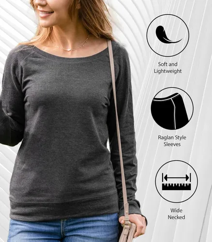 Miniatura 3 de Instant Message - Costs Nothing To Be Kind - Suéter de rizo francés para mujer