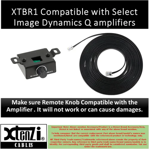 Miniatura 2 de Xtenzi Pomo remoto de repuesto compatible con amplificador de la serie Q de Image Dynamics