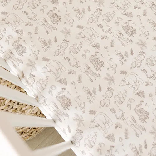 Miniatura 9 de Sábanas de cuna neutrales – Sábanas bajeras para cuna de bebé niña y niño – Paquete de 2 colchones estándar y niños pequeños – Mezcla de algodón