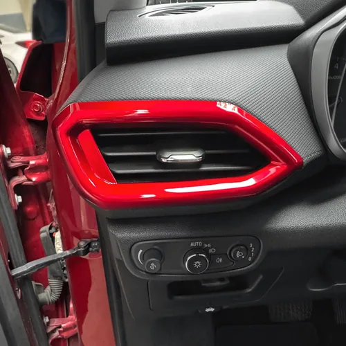 Miniatura 10 de YOUTOOCAR Cubiertas de salida de aire compatibles con accesorios Chevy Trailblazer 2020-2024 (patrón de fibra de carbono)