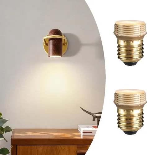 Miniatura 8 de Bombilla LED decorativa, cubierta de malla metálica dorada, base mediana E26, luces LED para lámpara de pie de dormitorio, lámpara de techo