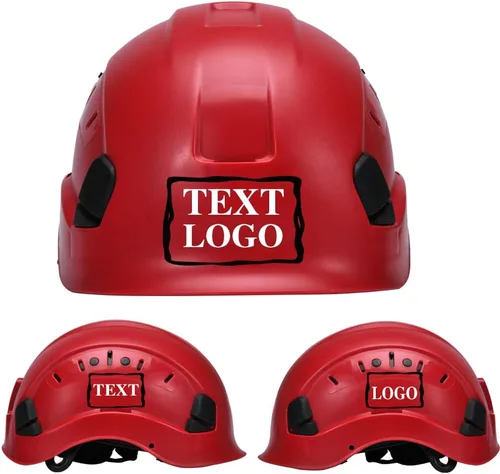 Miniatura 27 de Casco de seguridad personalizado para construcción Casco de trabajo de seguridad con suspensión de trinquete ajustable de ala completa con carcasa
