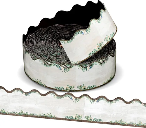Miniatura 8 de Outus Tablero de anuncios magnético de 68.9 pies, borde magnético de pizarra blanca para aula, tiras enrollables, pizarras de tiza para pared