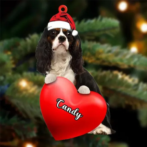 Miniatura 10 de Adornos de Navidad personalizados para perros, nombre personalizado, adorno de Malamute de Alaska, adornos acrílicos, regalos de Navidad, amantes