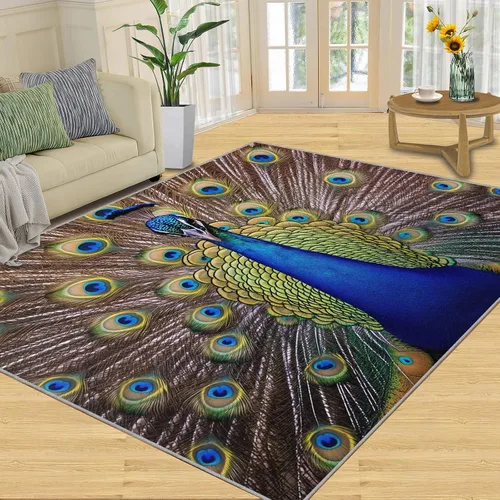 Miniatura 13 de Alfombras onduladas negras y blancas para dormitorio, alfombra de área abstracta, alfombras geométricas para sala de estar, alfombra antideslizante