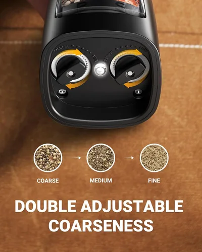 Miniatura 6 de Sangcon Juego de Molinillos Eléctricos de Sal y Pimienta Agitadores 2 EN 1 - RECARGABLE POR USB Juego de Molinillos de Sal y Pimienta Todo en Uno