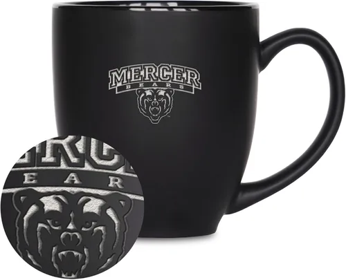 Miniatura 33 de Rico Industries - Taza de cerámica mate negra con grabado láser estándar de 15oz para NCAA (escuelas T & U) - Para bebidas calientes o frías