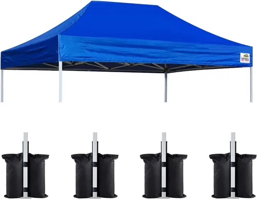 Miniatura 90 de Eurmax USA toldo desplegable de repuesto, cubierta superior para tienda de campaña, armado instantáneo, solo la cubierta superior, 4 bolsas