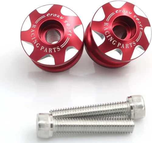 Miniatura 3 de crazy sport Carretes de basculante de 0.315 in Soporte deslizante Tornillos M8 compatibles con SUZUKI GSX-S GSXS 750 950 1000 GSXR 150 125 600