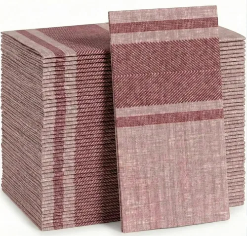 Miniatura 7 de Toallas desechables hechas en Italia para invitados con tacto de lino, servilletas de baño de alta calidad, suaves y absorbentes, elegantes