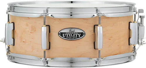Miniatura 2 de Pearl MUS1455M227 Modern Utility 14"x5.5" Maple Snare Drum, Negro Satinado
