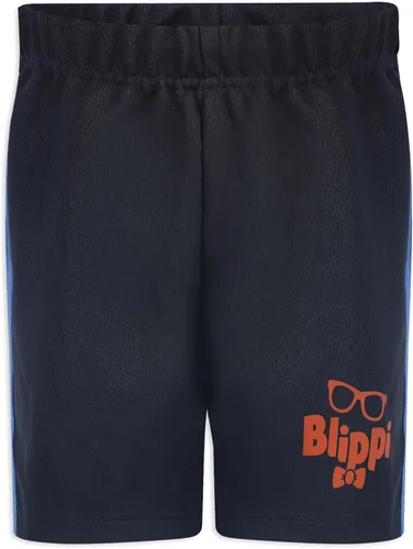 Miniatura 6 de Blippi Conjunto de camiseta y pantalones cortos para niños pequeños y pequeños, azulgris