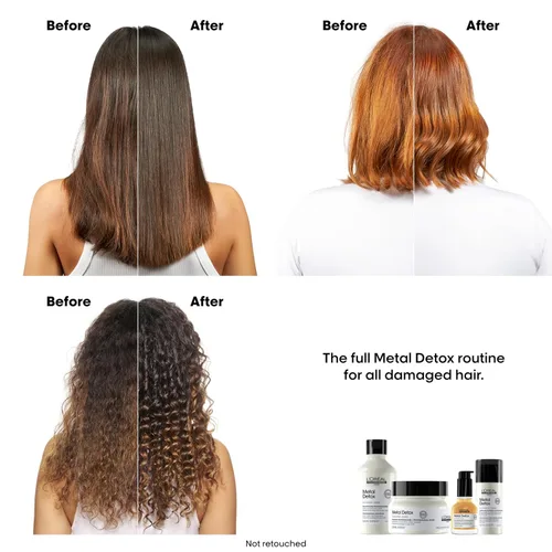 Miniatura 3 de L'Oreal Professionnel Metal Detox Leave-In Oil - Detoxifies, Prevents Damage and Prolongs Hair Color With Shine