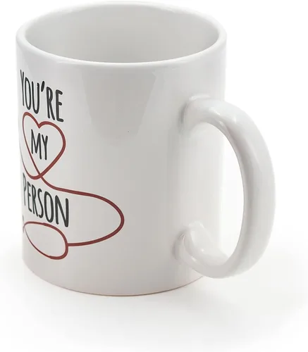 Miniatura 2 de Surreal Entertainment Greys Anatomy You're My Person Taza de café de cerámica Taza coleccionable de celebración de la amistad Capacidad para 16