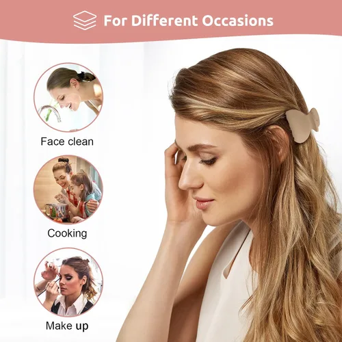Miniatura 7 de Lolalet - Paquete de 12 pinzas pequeñas para el cabello para mujer, cabello fino y corto, 1.5 pulgadas, lindos clips de mandíbula de tamaño mediano