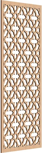 Miniatura 174 de Madison Paneles de pared decorativos de madera con calado, 9 3/8 pulgadas de ancho x 24 3/8 pulgadas de alto x 3/8 de alto, roble rojo rojo (Red Oak)