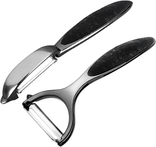 Miniatura 11 de Pelador de verduras, peladores de patatas para cocina, juego multifunción de acero inoxidable, pelador de frutas para herramientas de cocina