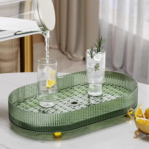 Miniatura 4 de Bandeja ligera de lujo, mesa de almacenamiento de taza de té, bandeja de mesa de maquillaje, bandeja decorativa para tocador utilizada