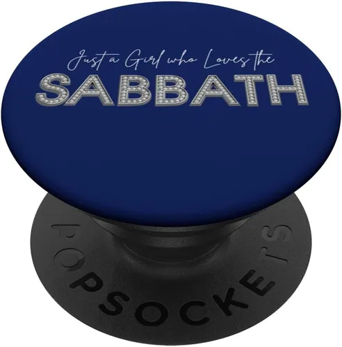 Miniatura 6 de Just a Girl who Loves the Sabbath. 7th Day Sabbath Keeper PopSockets MagSafe PopGrip for iPhone