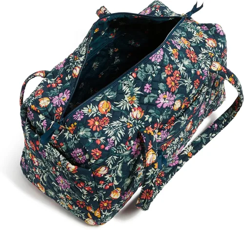 Miniatura 3 de Vera Bradley Bolsa de viaje mediana de algodón para mujer