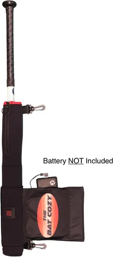 Miniatura 3 de Calentador de bate, funda eléctrica para bates de sóftbol y béisbol, alimentado por cargador de banco de energía portátil USB de 5 V/3 A para un