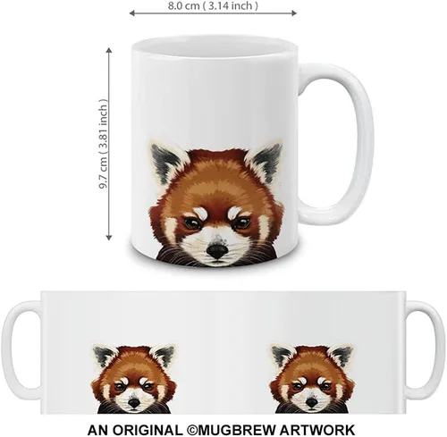 Miniatura 3 de MUGBREW Taza de té de cerámica linda de alpaca de 11 oz