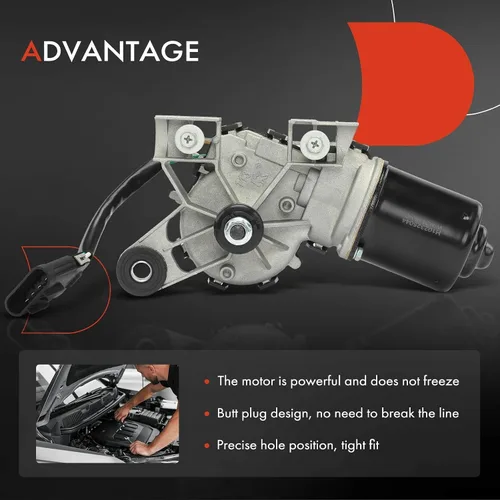 Miniatura 6 de A-Premium Motor del limpiaparabrisas delantero sin bomba de arandela compatible con Chevrolet Cruze 2011-2016 1.4L/1.8L, Cruze 2014-2015 2.0L, Cruze