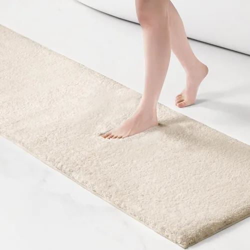 Miniatura 15 de Madison Park Marshmallow - Alfombra de baño antideslizante, de felpa lujosa, absorbente, de secado rápido, diseño de spa, decoración de baño, 20 x