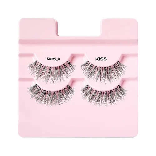 Miniatura 6 de KISS Looks So Natural - Pestañas postizas, ligeras y cómodas, tecnología de extremo ahusado, reutilizables, libres de crueldad, compatibles