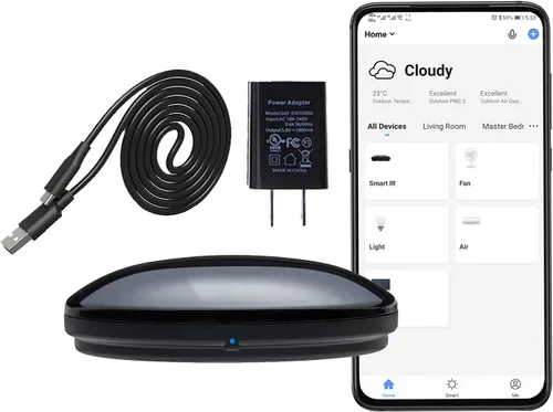 Miniatura 6 de Control remoto inteligente IR, todo en uno, control remoto infrarrojo universal para TV, DVD, aire acondicionado STB, etc., compatible con Alexa